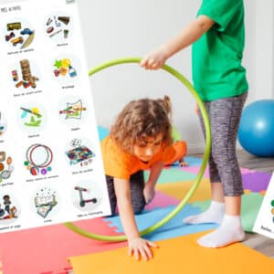 Pictogrammes MES ACTIVITÉS - 20 illustrations individuelles autocollantes ou aimantés au choix