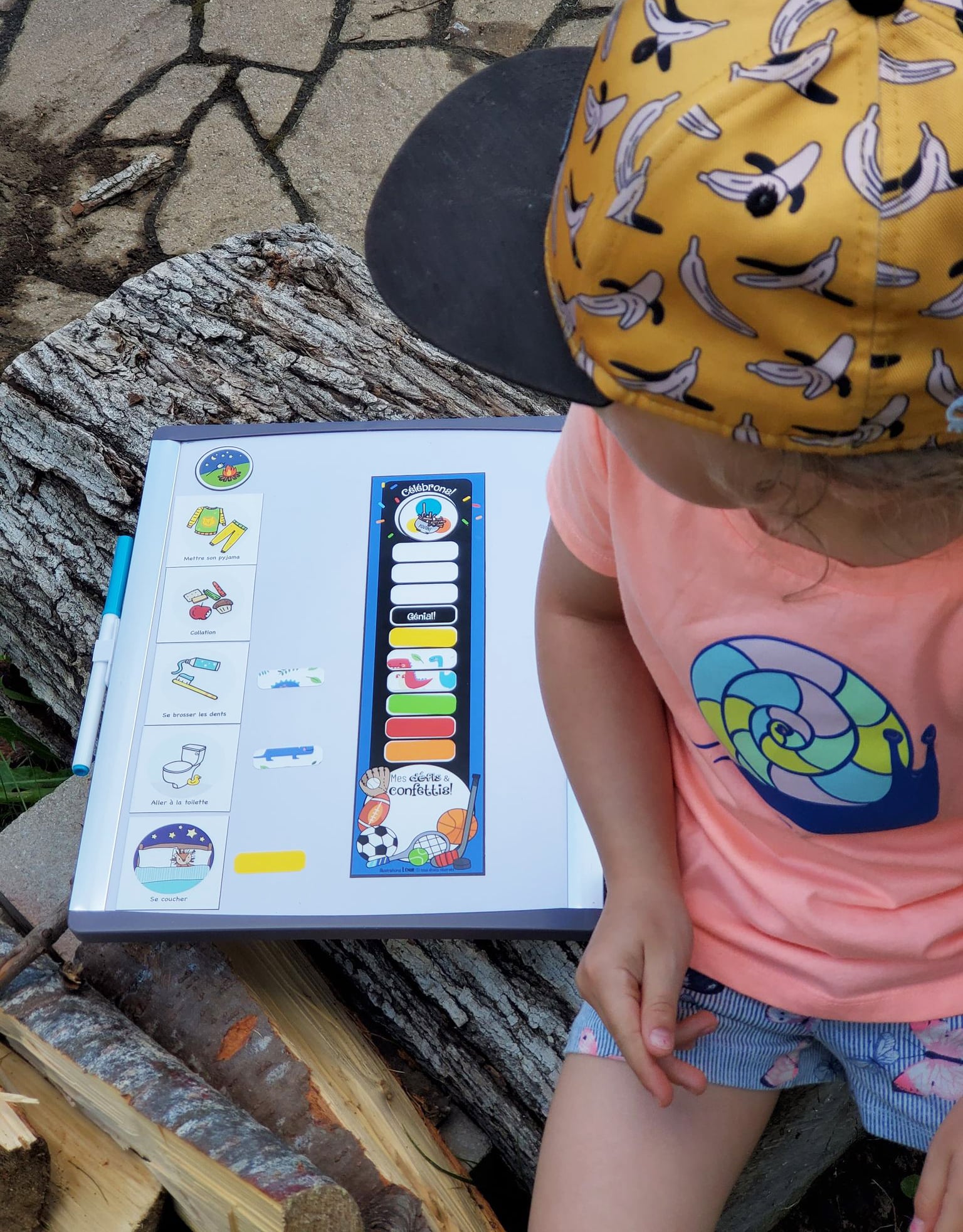 Routines imagées pour la garderie MA ROUTINE AUTONOME - 60 illustrations individuelles autocollantes ou aimantés – Image 11