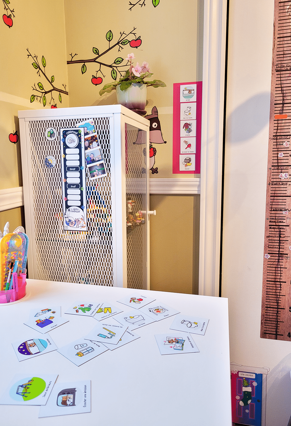 Routines imagées pour la garderie MA ROUTINE AUTONOME - 60 illustrations individuelles autocollantes ou aimantés – Image 9