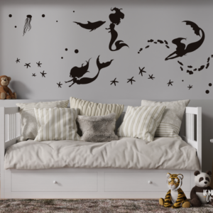 Sirènes, coquillages et poissons