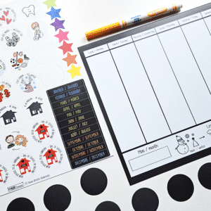 Calendrier magnétique MA SEMAINE AUTONOME