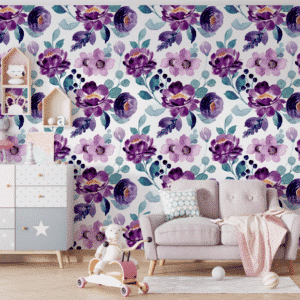 Fleurs Velours Violet