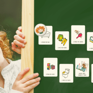 Ma Routine Autonome AUTOCOLLANTS MURAUX REPOSITIONNABLES format plus grand