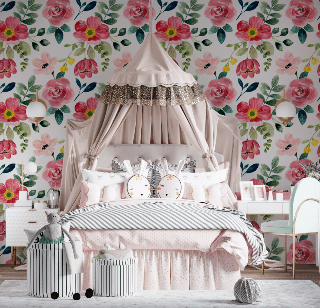 Belles fleurs rouges