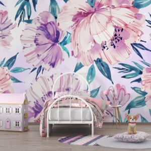 Grosses Fleurs Lily Mauve