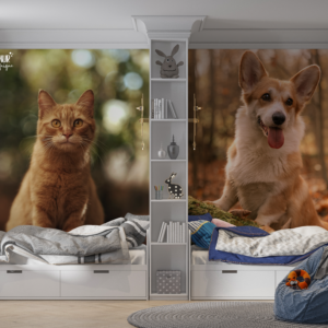 Murale personnalisée d'animaux